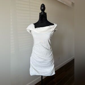 Princess Polly White One Shoulder Dress
